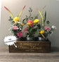 Planter Box Perfect for Sympathy Gifts, Weddings, Etc. - Add Personalization